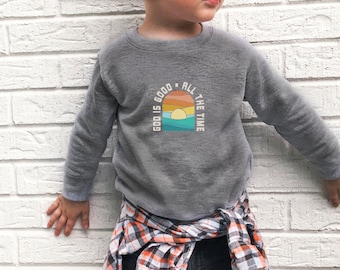 Sudadera cristiana juvenil "Dios es bueno", "Ama como Jesús", sudadera cristiana para niños, sudadera polar para niñas pequeñas, "Jesús es el rey", sudadera de Pascua para niños