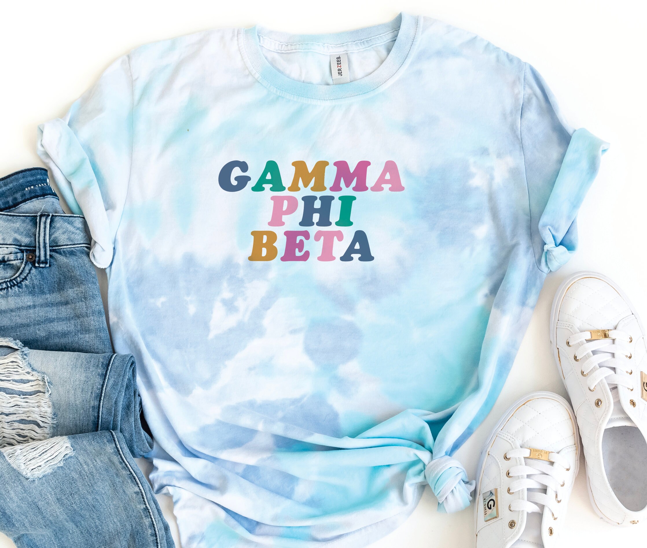 Sorority Tie Dye Shirt Groovy Sorority Recruitment Shirt Big - Etsy