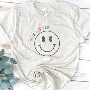 Happy Face, Smile Face, Big Little Shirts, GBig, Retro, Vintage, Big little reveal, sorority, Alpha Phi, Kappa Delta, Gamma Phi Beta