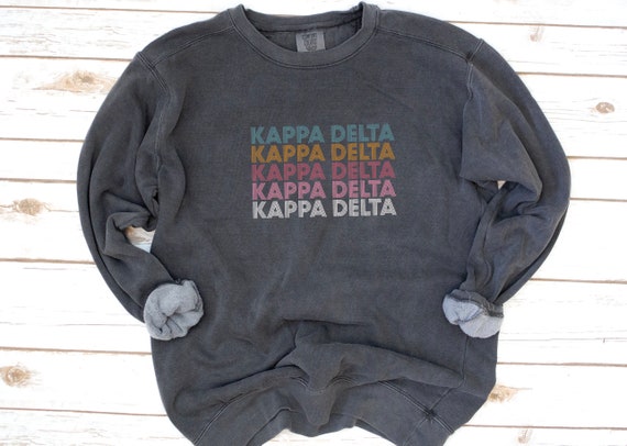 kappa delta comfort colors sweatshirt