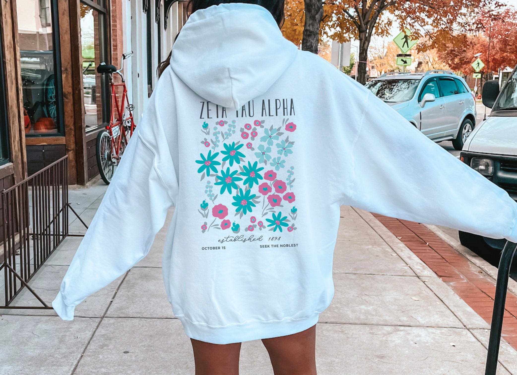 [ STIGMA ]★FLOWER OVERSIZED HOODIE Gift Giving