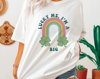 Lucky Big and Little Shirt, Big Little Reveal, Sorority Shirt, Big Little Reveal, Retro, Cheetah, GBig, Twin, GGBig, GGGBig, Sorority Gift