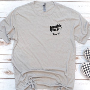 Christian Men, Humble Yourself, Gift for Christian Man, Men&#39;s Shirt, Gift for Dad, Christian Shirt, Jesus, Easter shirt for men, Praise