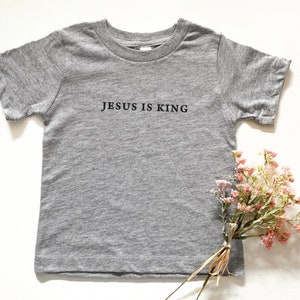 Youth Jesus is King Shirt, Christian Kids shirt, Toddler Tee, Jesus, Make Heaven Crowded, Baby, Infant tee, Boys, Girls Easter shirt