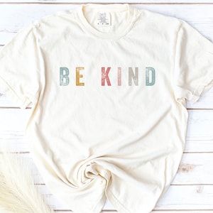 Comfort Colors Be Kind Shirt, Love One Another, Christian Shirt, Retro ...