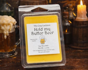 Pastillas de cera perfumadas con aroma a cerveza de mantequilla / Pastillas de cera perfumadas con sabor a caramelo y vainilla / Aroma a postre dulce / Pastillas de cera perfumadas de soja / Fragancia acogedora para el hogar