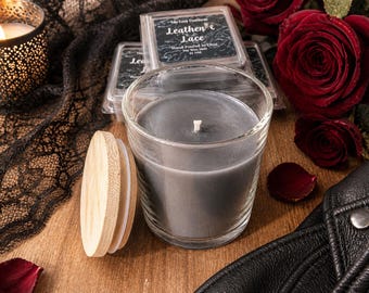 Leder Wachs Melts | Romanze Duft | Lederduft | Gemütliche Ästhetik | Gothic Raumduft | BookTok Inspiriert Wachs Melts
