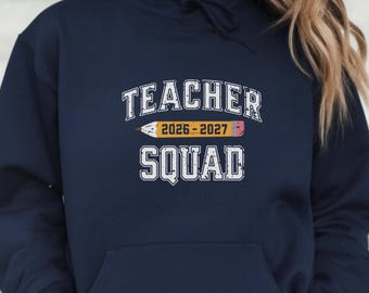 Aangepaste leraar hoodie, shirts lerarenteam, gepersonaliseerde school-T-shirt, tshirts leraar Dream Team, terug naar school cadeau, aangepaste naam leraar T-shirt