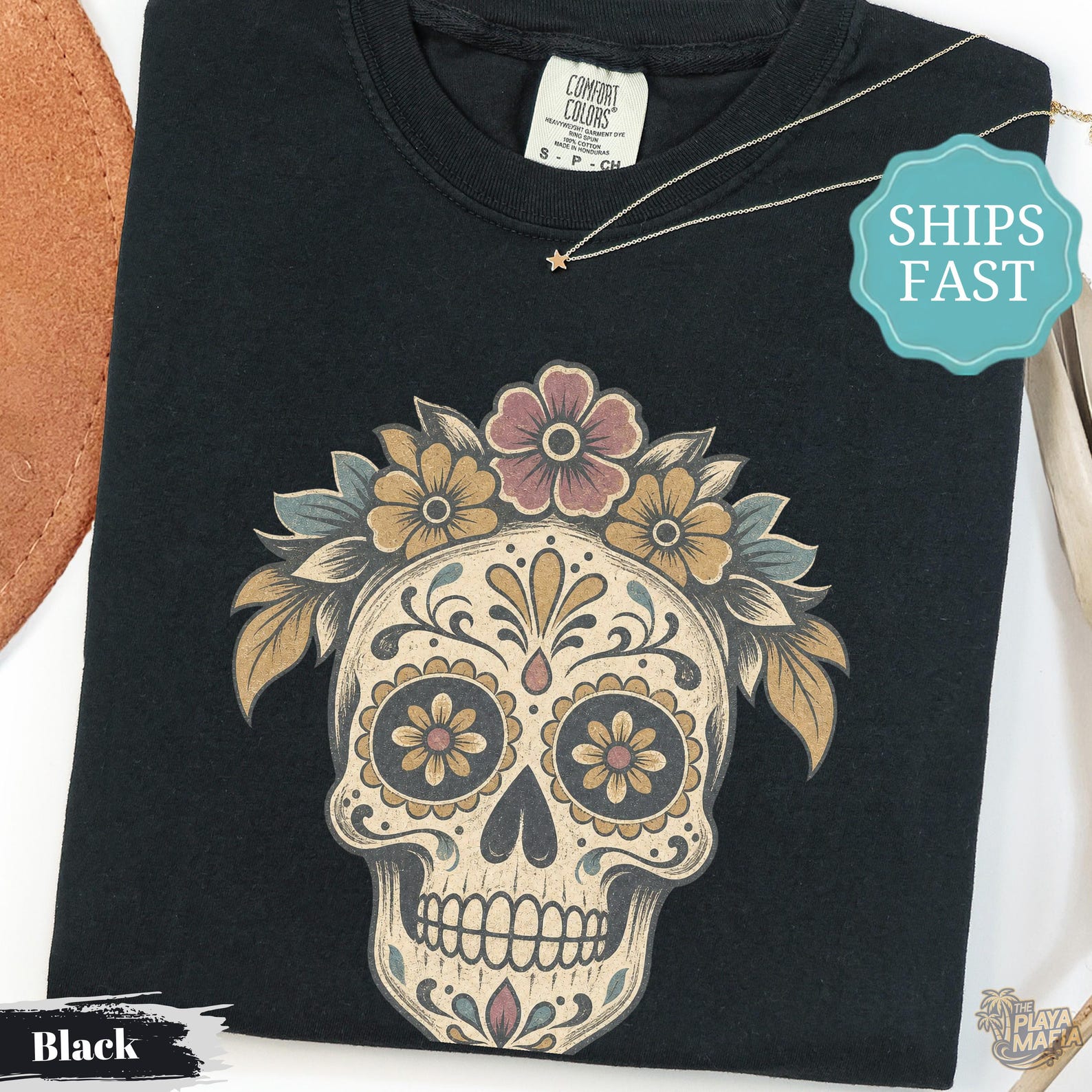 Dia De Los Muertos Family Shirts, Custom Mama Sugar Skull Tee, Matching Day of the Dead Sweatshirt, Tia Sister Family Group Top, Gift