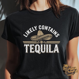 Camiseta divertida de tequila para la fiesta del Cinco de Mayo 2026 / Regalo para amantes del tequila / Camiseta de fiesta mexicana / Camiseta gráfica sarcástica para beber