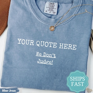 Comfort Colors ®Custom Photo Shirt, Personalized T-Shirt, Custom Picture Tshirt, Your Photo Shirt, Family Picture Tee Logo Image Shirts Gift