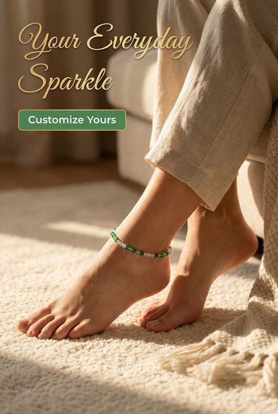 Crystal Bead Bracelets & Anklets | Handmade Custom Jewelry for Everyday Wear