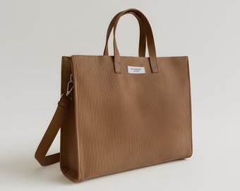Vintage corduroy-draagtas dames, schoudertas en crossbody-shopper