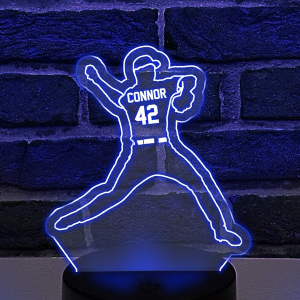 Custom Baseball Jersey, Night Light Gifts, Acrylic Sign, Coach Gift (VWAQ ACR40)