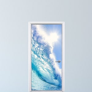 Jungle Rainforest Door Wrap Decal Decor VWAQ- Waterfall Vinyl Door Mural DM9 80 H X 30 W Jungle Rainforest Door Wrap Decal Decor VWAQ- Waterfall Vinyl Door Mural DM9 80 H X 30 W