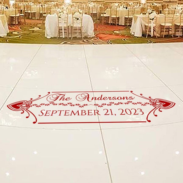 Dance Floor Decals Etsy