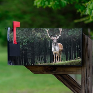 Deer Mailbox Covers Magnetic Wilderness Animals Decor - VWAQ MBM42