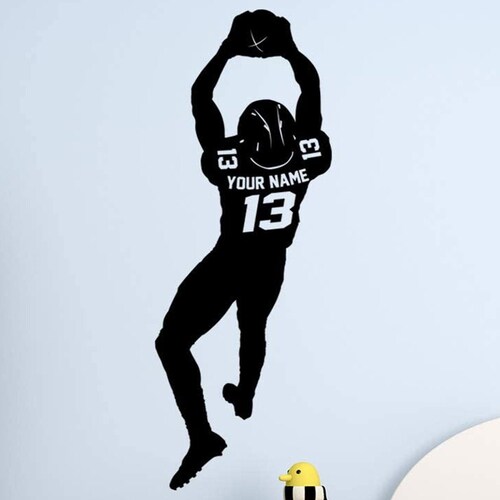 Football Laces Wall Decal Boys Room Decor Football Decal Etsy
