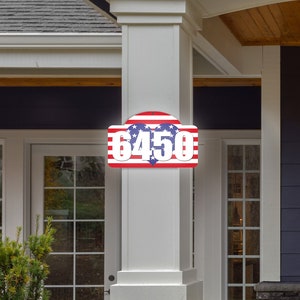 Plaque de numéros d'adresse, Numéros de maison en aluminium, Plaque de numéro de maison, Plaque d'adresse pour maison, Plaque personnalisée, Plaque de maison en métal - VWAQ-AS4S4