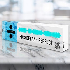 Soundwave Art QR Code Sign Voice Recording Gift Custom Print VWAQ - ACS93