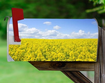 Flower Scene Mailbox Covers Magnetic Spring Mailbox Floral Magnet Cover - VWAQ MBM24