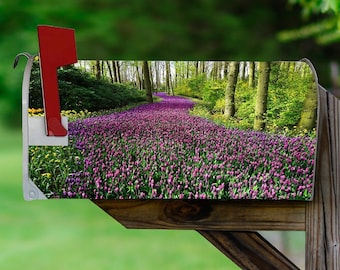 Floral Magnetic Mailbox Covers Nature Mailbox Flower Magnet Cover Home Decor - VWAQ MBM25