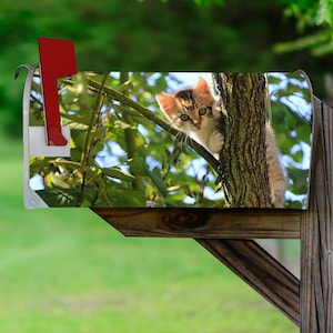 Kitten Mailbox Covers Magnetic Cat Decorations for Outside - VWAQ MBM14