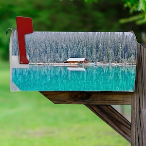 Seasonal Magnetic Mailbox Covers Winter Snow Decorative Mailbox Wraps - VWAQ MBM37