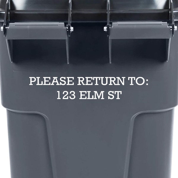 Trash Can Numbers Etsy