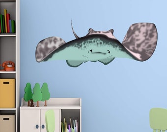 Stingray Wall Decal Manta Ray Vinyl Sticker Kids Room Ocean Decor - VWAQ HOL10