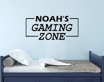 Customized Gamer Wall Decal Personalized Home Decor - VWAQ CS74