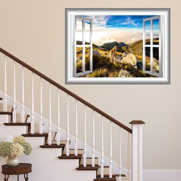 Scenic Window Cling Etsy