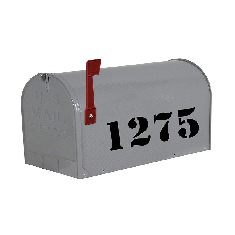 Mailbox Numbers Custom Mailbox Decal Personalized Gift Etsy