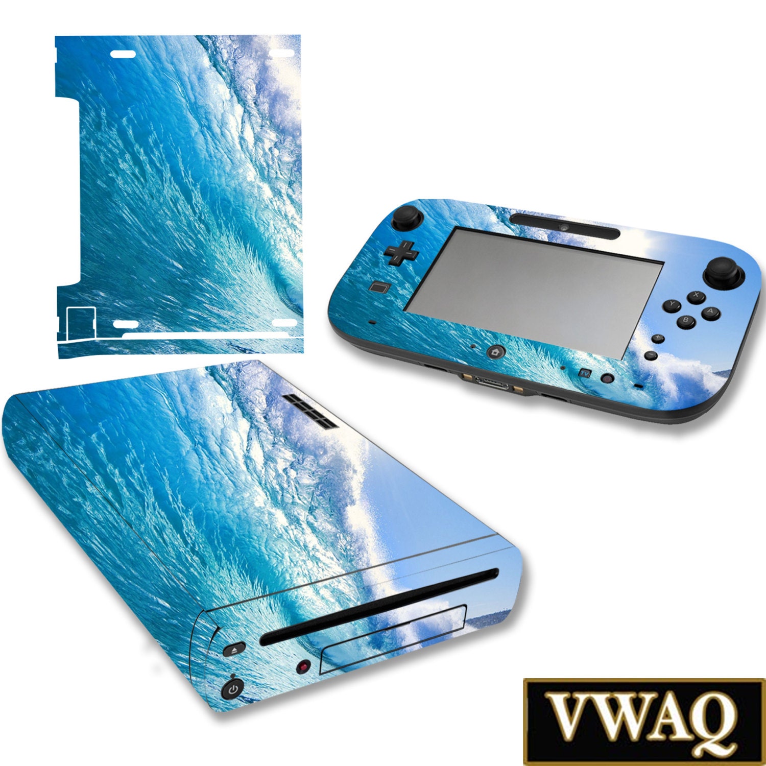 Nintendo Wii U Console Skins Custom 1 MOD Skin Decal Cover Sticker Graphic  Upgrade