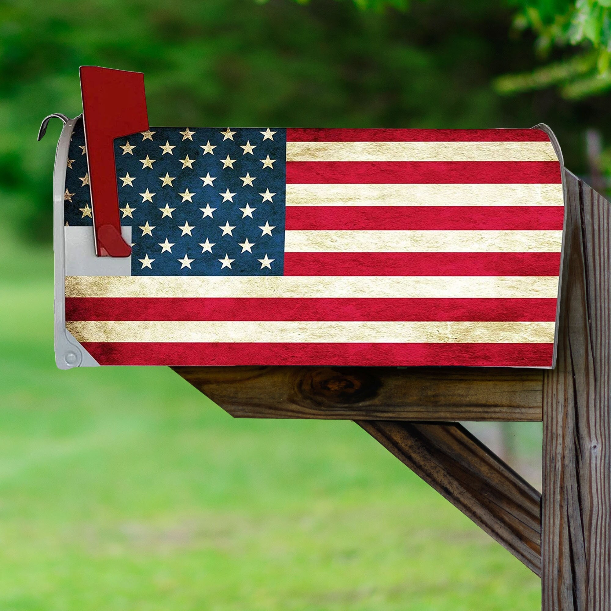 Patriotic Mailbox Cover American Flag Mailbox Covers Etsy