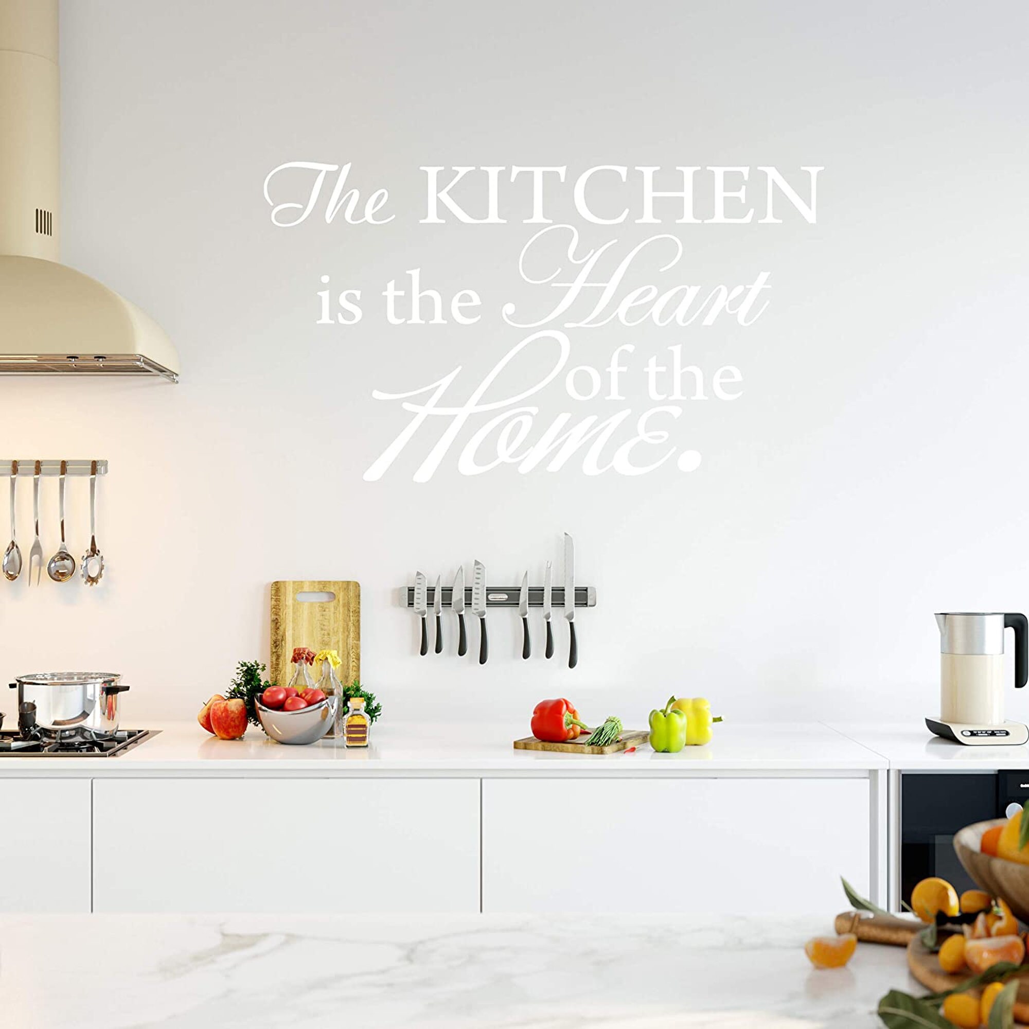The Kitchen is the Heart of the Home Wall Decal Sticker Decor - Dining ...