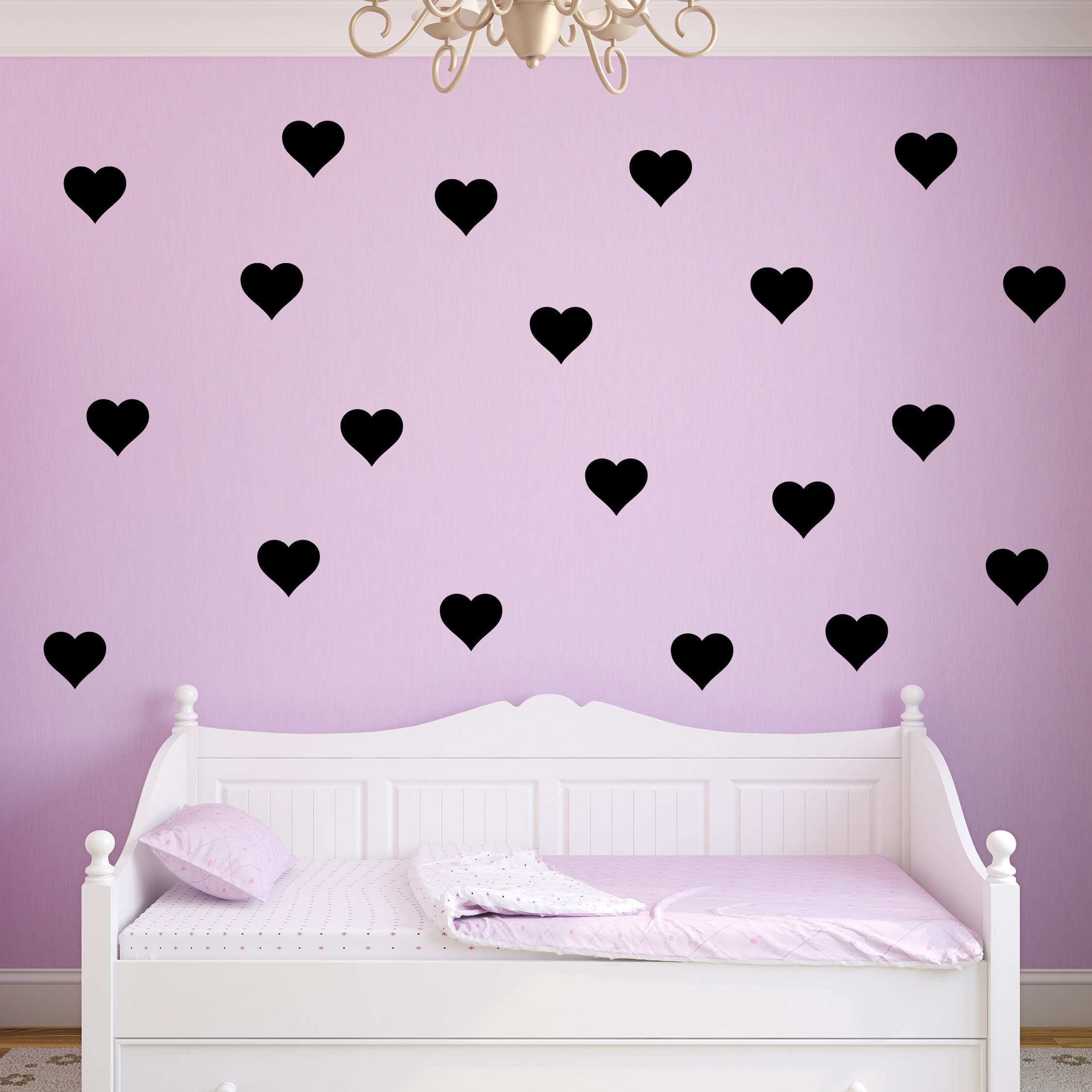 Vinyl Star Wall Decals - Pack Of 20 Removable Stickers For Girls Room & Nursery Decor (5" X 5", Green)