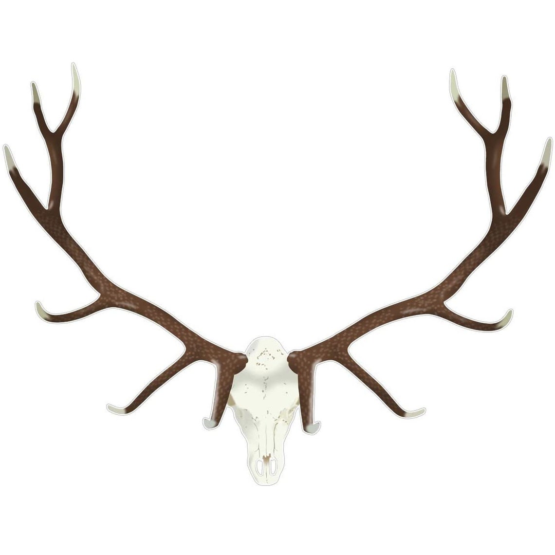Elk Head Skull Wall Art Sticker Decal Wildlife Animal Vinyl - Etsy