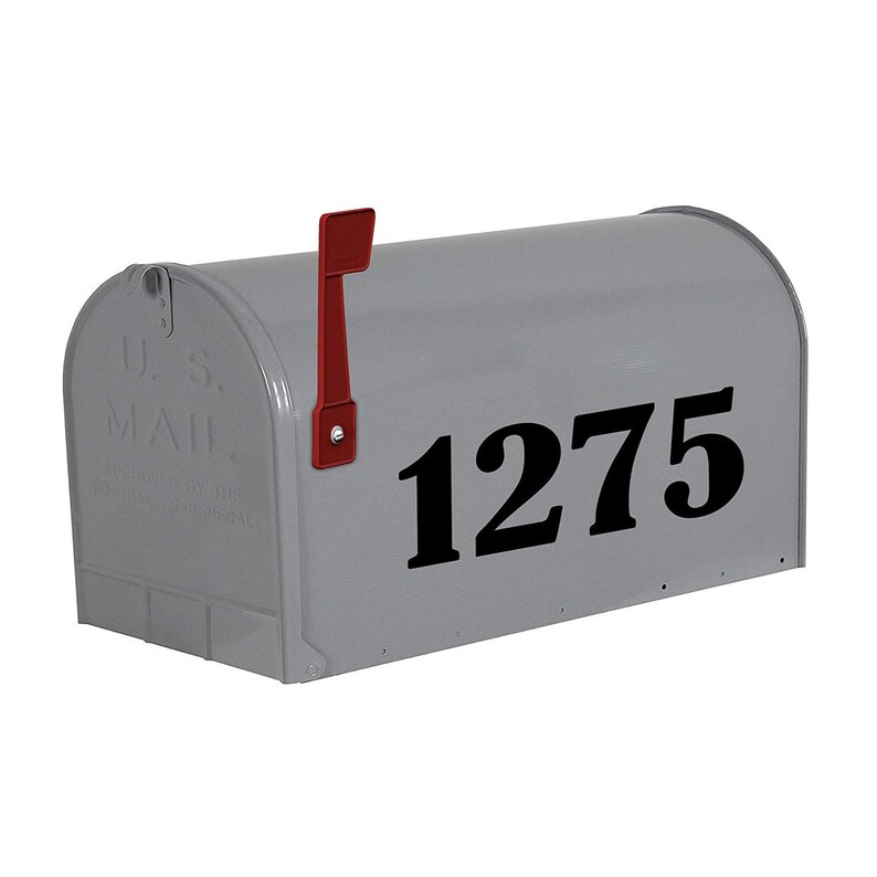 Mailbox Numbers Custom Mailbox Decal Personalized Gift Etsy