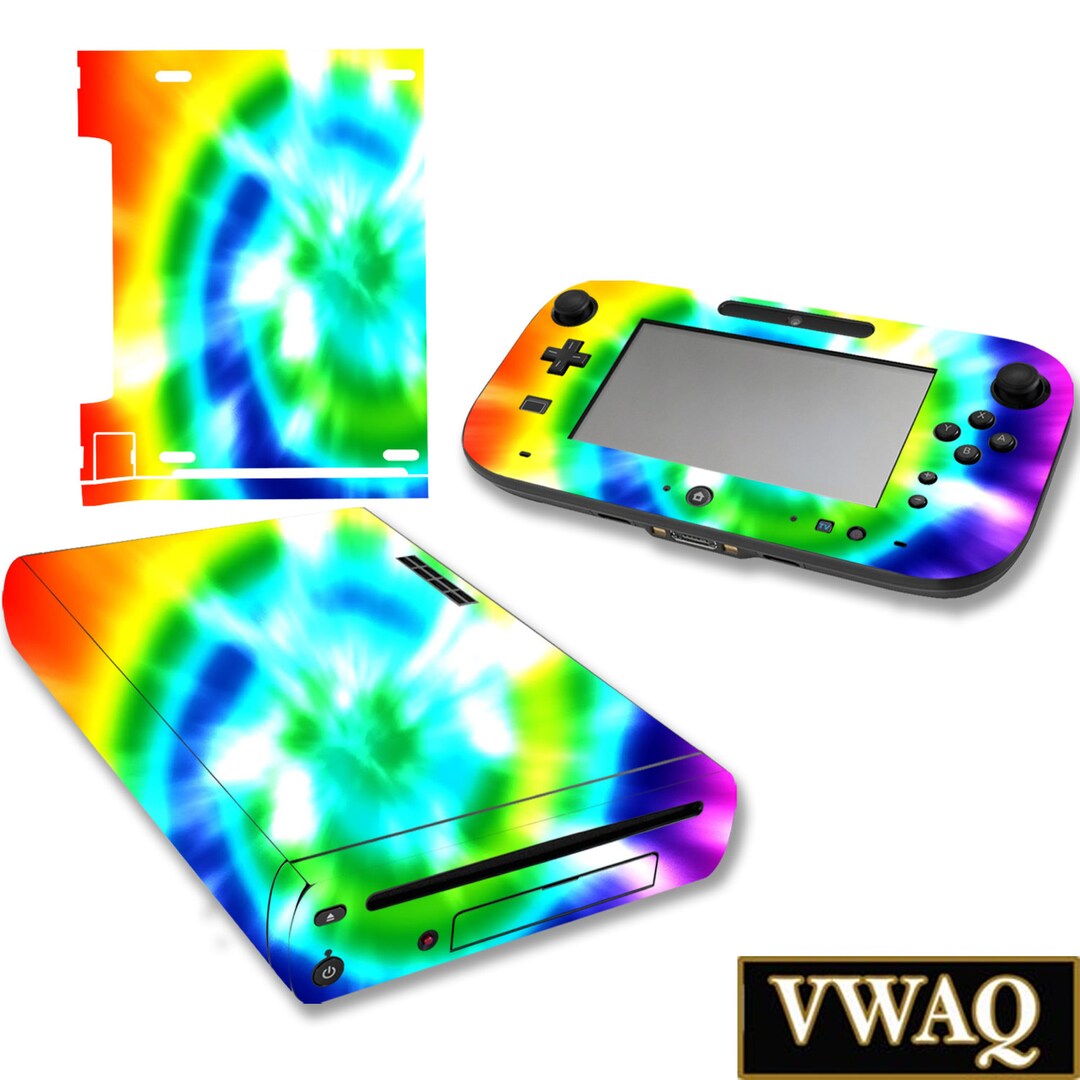 Tie Dye Wii U Skin Decal Skins For Nintendo Wii U Consola y Gamepad