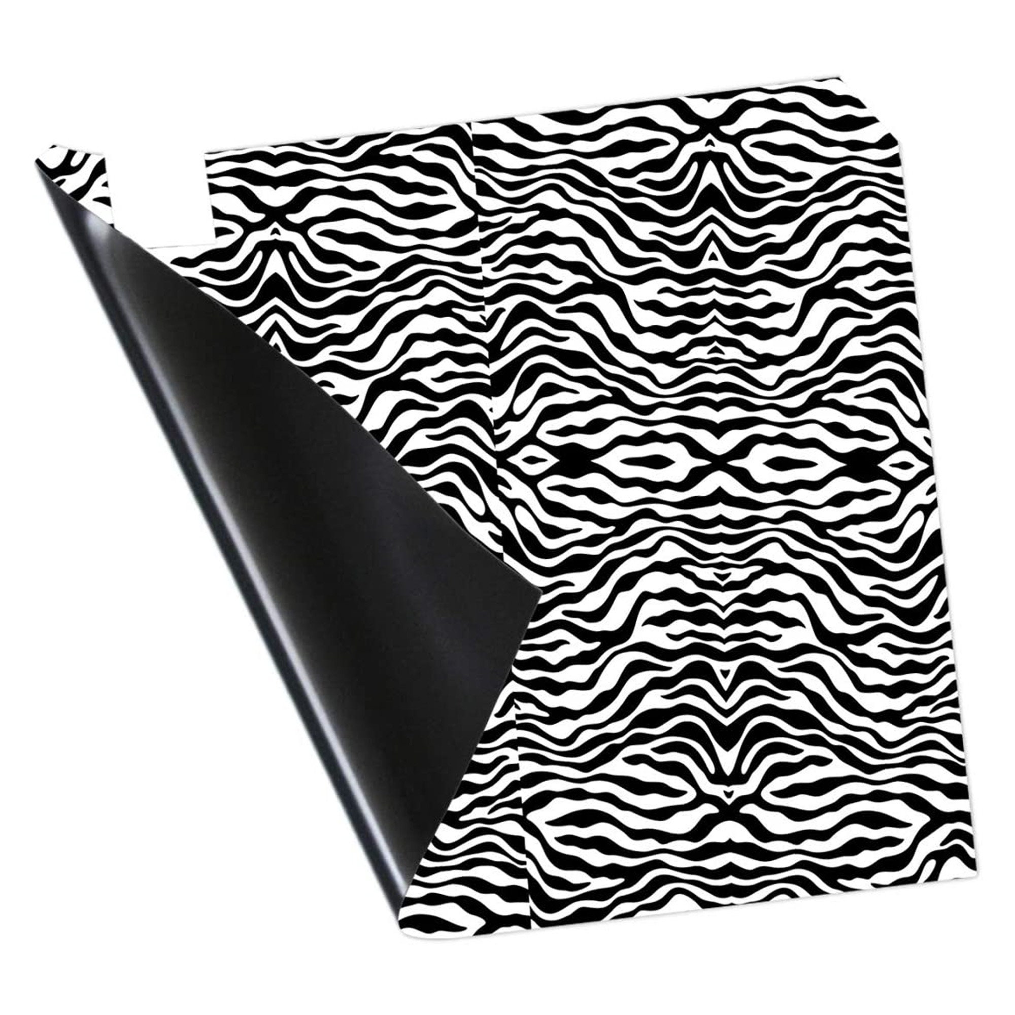 Black and White Zebra Print Mailbox Cover Magnetic Decor
