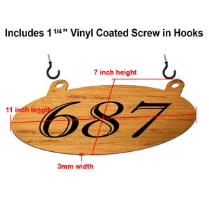 Custom Metal Large Modern House Address Plaque Numbers Sign ...