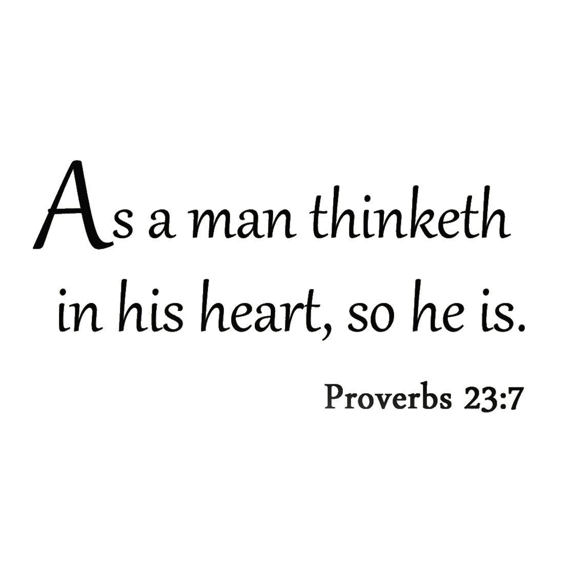 As A Man Thinketh Bible Verse Vwaq As A Man Thinketh In His Heart So He Is Proverbs 23:7 | Etsy New  Zealand
