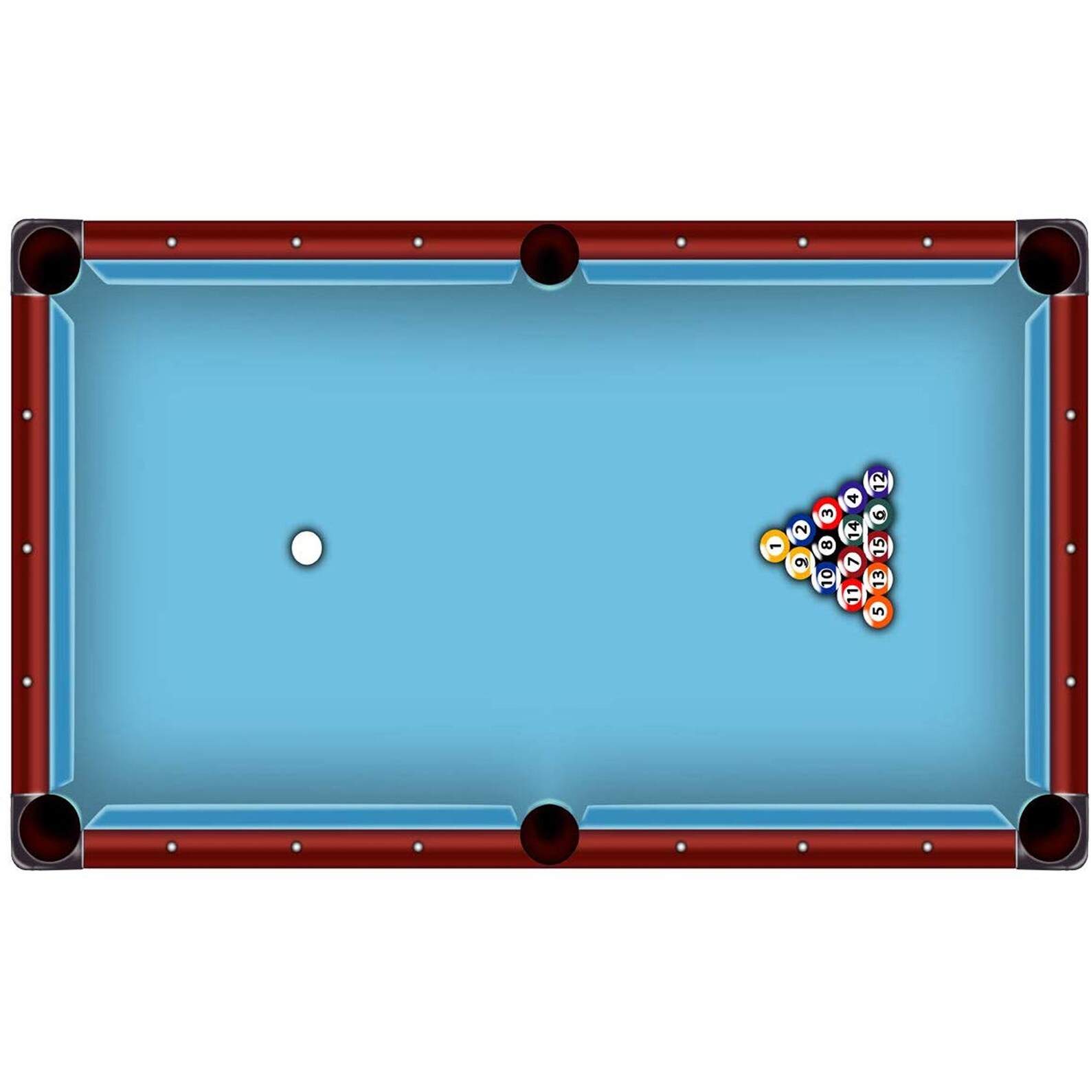 Billiards Wall Decal Pool Table Vinyl Sticker Decoration Etsy