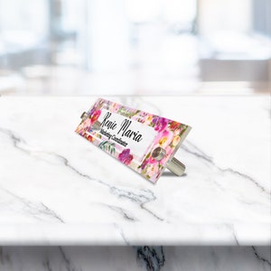 Acrylic Sign, Aesthetic Decor, Office Door Name Plate for Desk or Wall ...