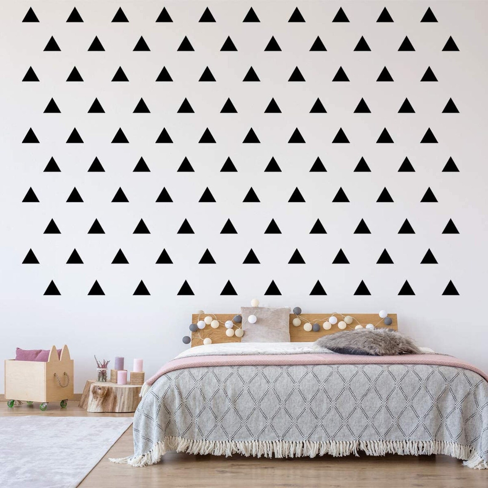 Triangle Stickers for Wall Kids Peel and Stick Shapes Vinyl - Etsy