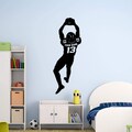 Football Wall Decal Custom Football Player Wall Decal - Personalized Name Wall Decal Sports Sticker Boys Room Vinyl Decor - VWAQ - CS48