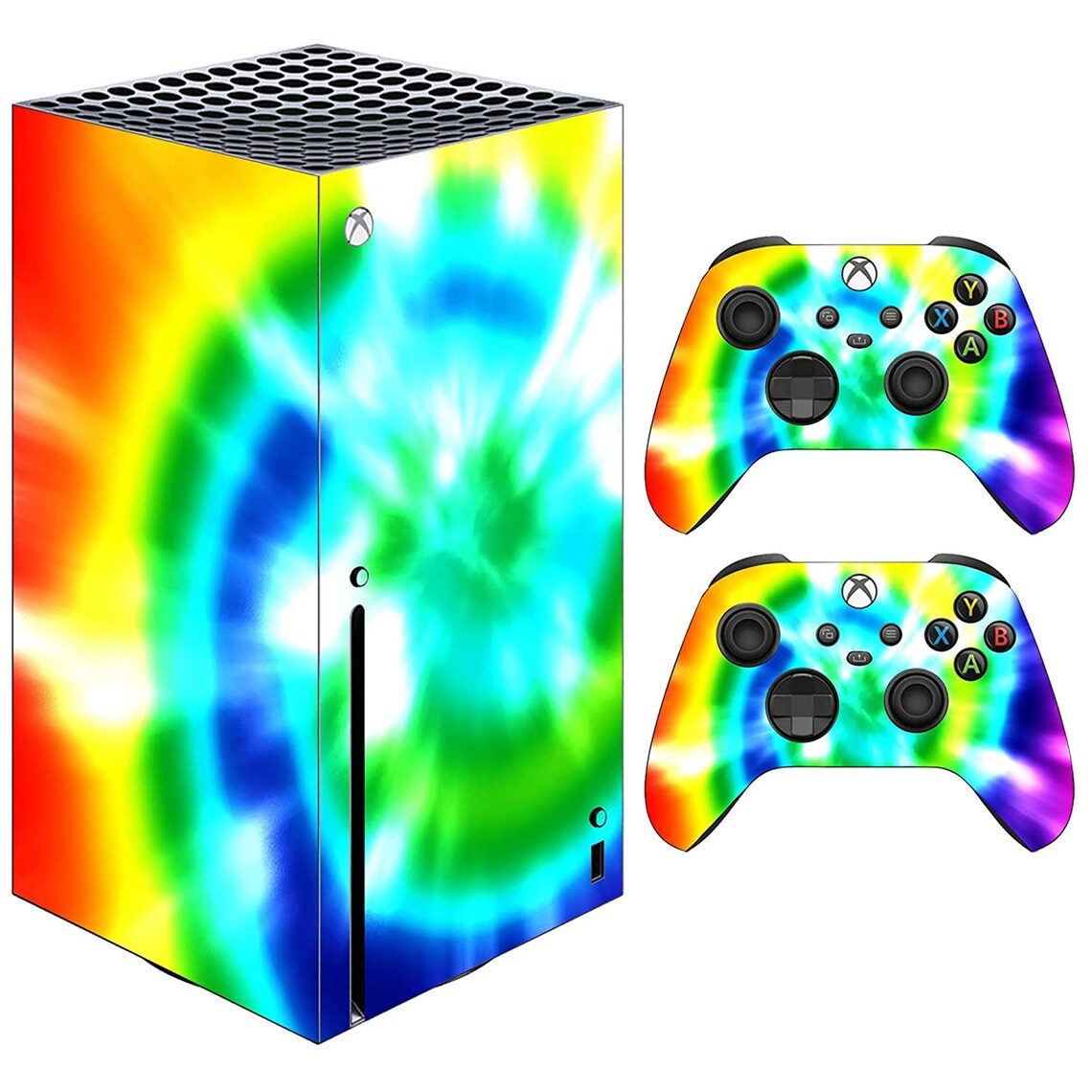 Rainbow Skin For Xbox Series X Console and Controllers Vinyl Etsy