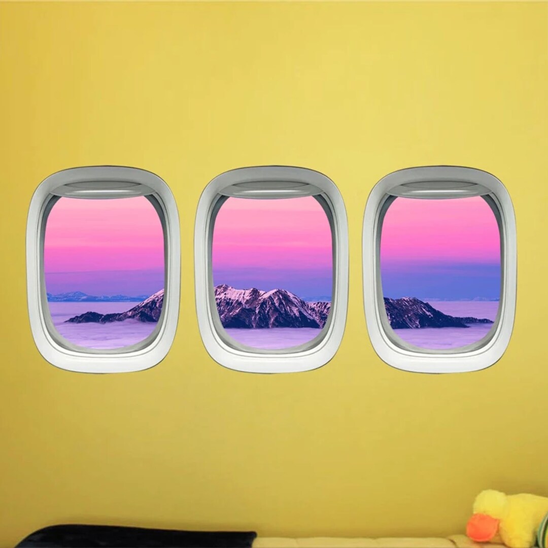 VWAQ Airplane Decals for Kids Room Aviation Wall Decor for Etsy