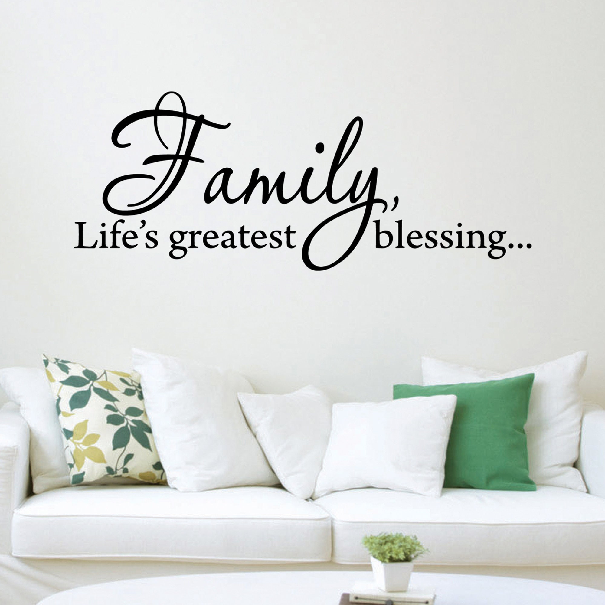 Our Greatest Blessings call us Nanny & Grandad Vinyl wall art Decal Sticker 